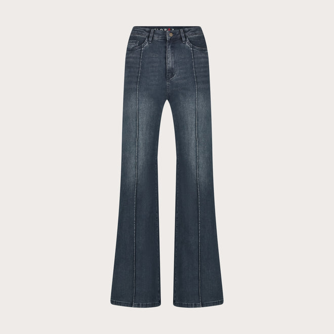 Ana Flared Line | Classic Indigo