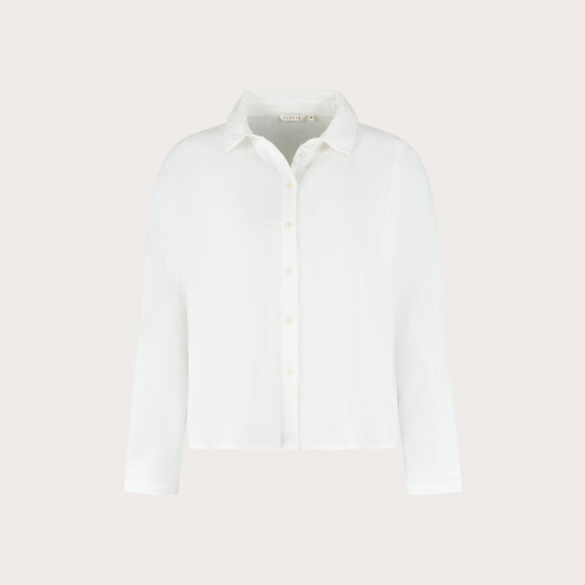 Camelia blouse White luchtige blouse valt licht oversized