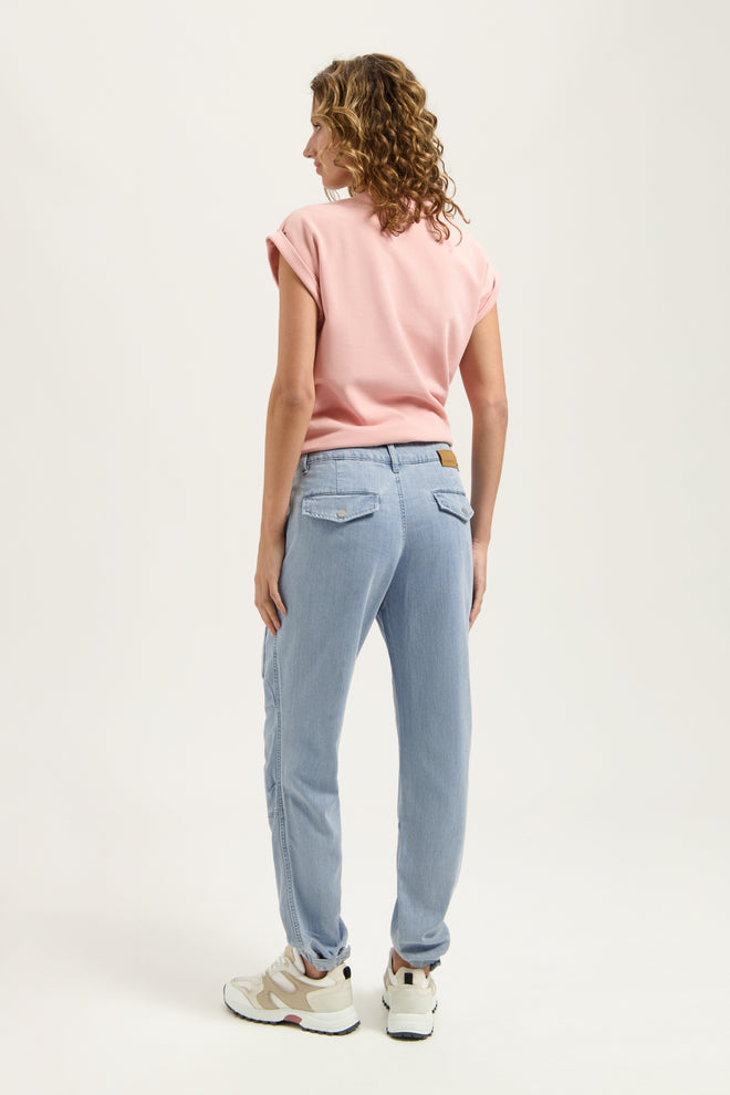 Charlie Cargo | Bleached Denim