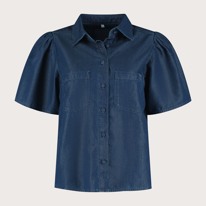 Dané Blouse | Dark indigo