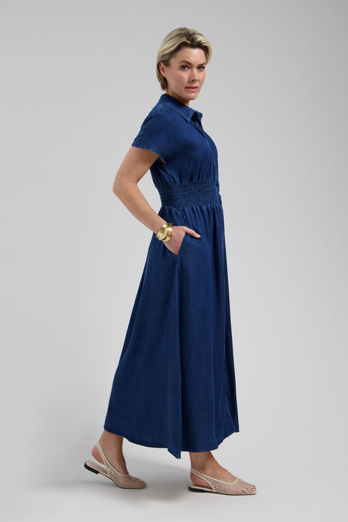 Estelle Dress | Indigo Blue