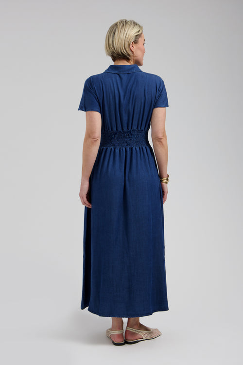 Estelle Dress | Indigo Blue