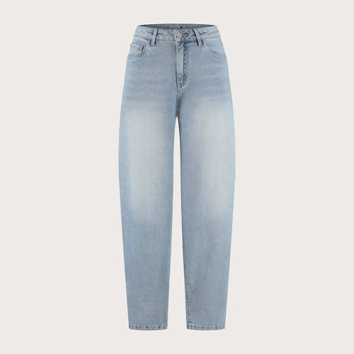 Fani barrel jeans | Mid Blue