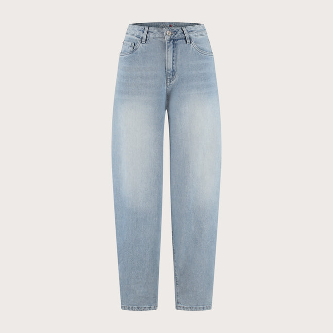 Fani barrel jeans | Mid Blue