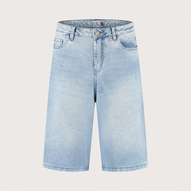 Florèz Bermuda | Bleached Denim