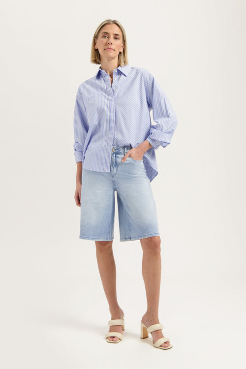 Florèz Bermuda | Bleached Denim