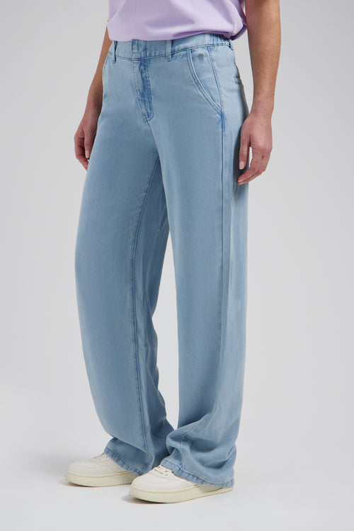 Georgie trouser straight fit Light Blue