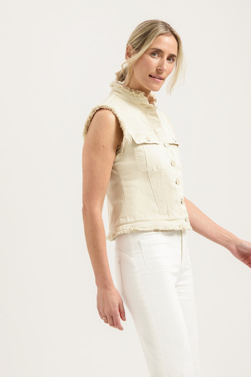 Ginny Gilet | Cream