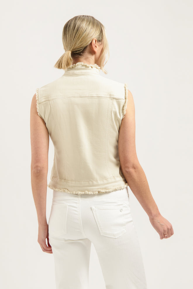 Ginny Gilet | Cream