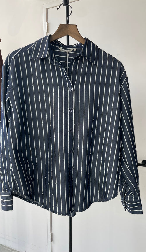 Lone Blouse | Navy Blue