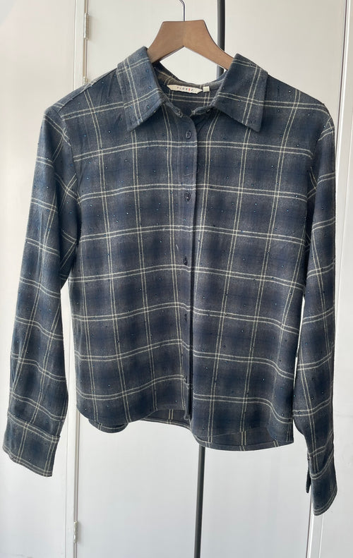 Demie Blouse | Blue Check
