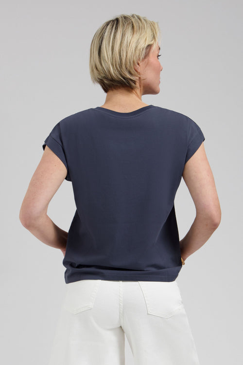 Illios T-shirt Navy Blue