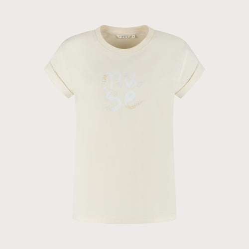 Bella T-shirt | Soft white