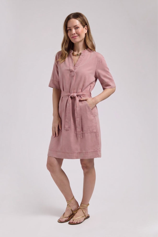 Kayley dress Pinky rose Midi-jurk