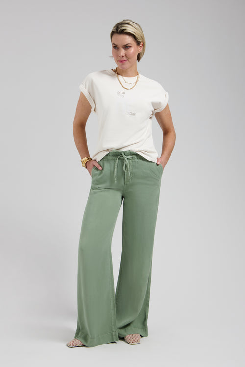 Lily trouser | Olive Green