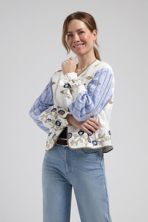 Loïs jacket Multicolour print