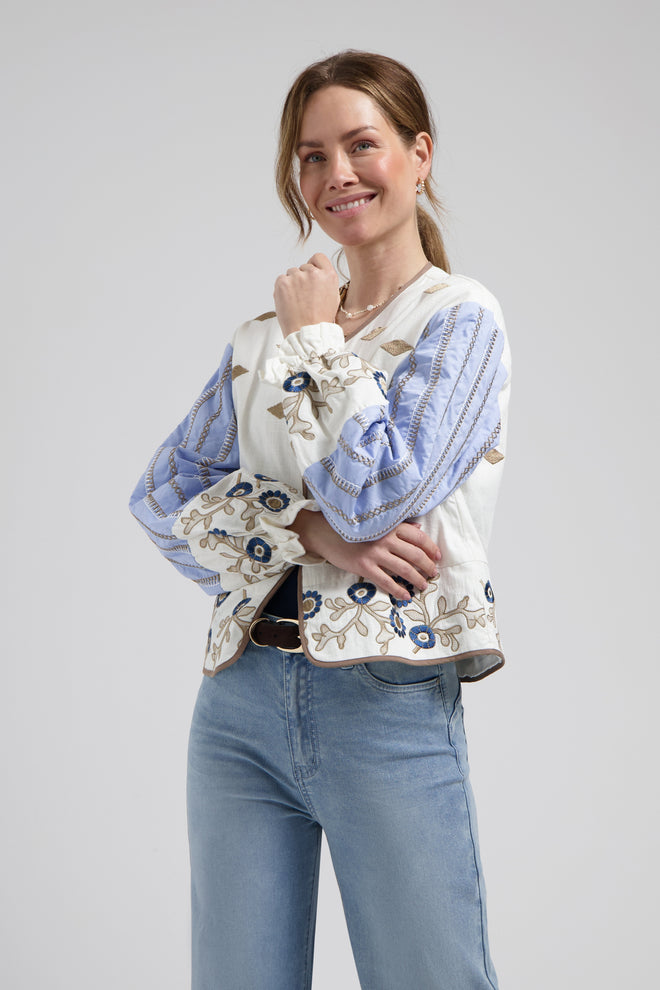 Loïs jacket Multicolour print