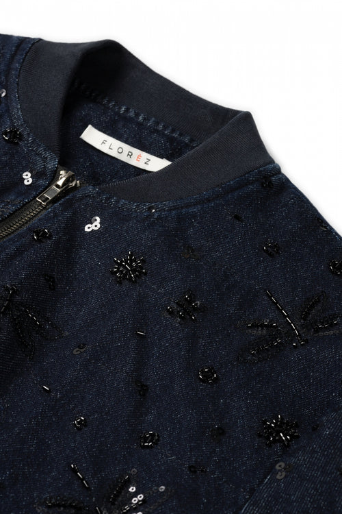 Lola Bomberjacket | Black Sparkle