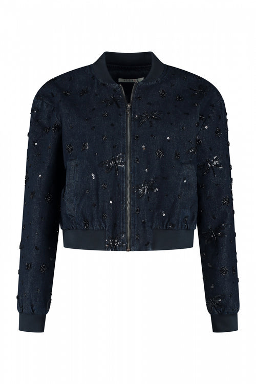 Lola Bomberjacket | Black Sparkle
