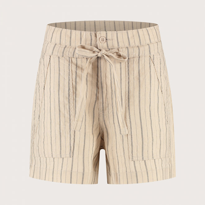 Lona Short | Natural Stripe