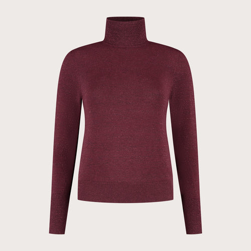 May turtleneck | Burgundy