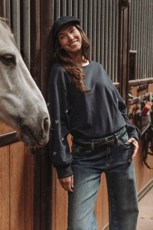 Anais Sweater | Navy Blue