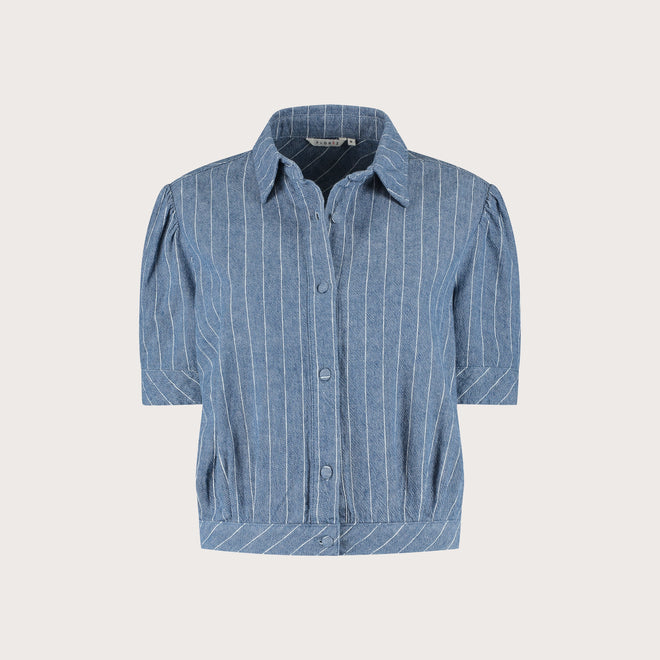 Philly Blouse | Blue Stripe