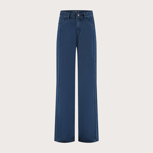 Riley Wide Leg | Dark indigo