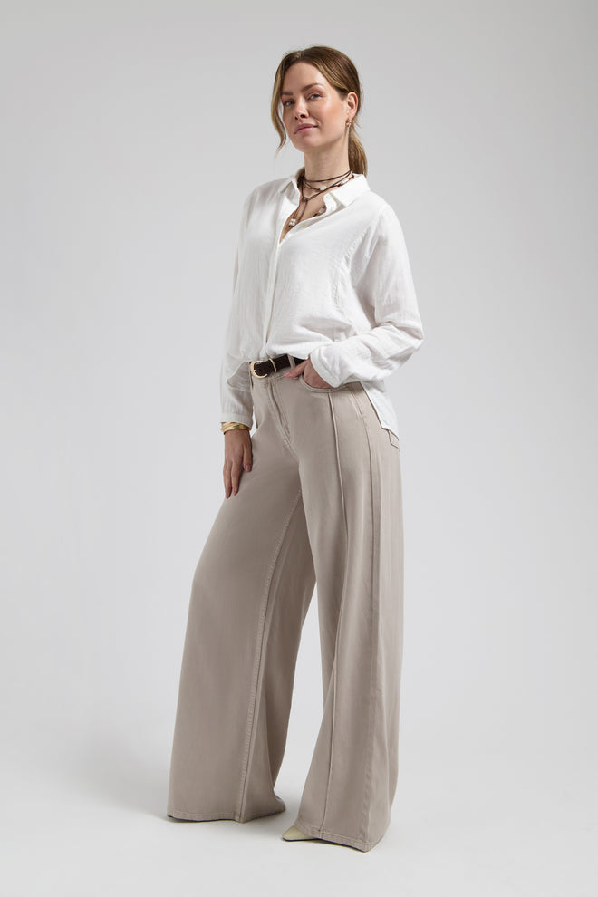 Riley Wide Leg Urban taupe