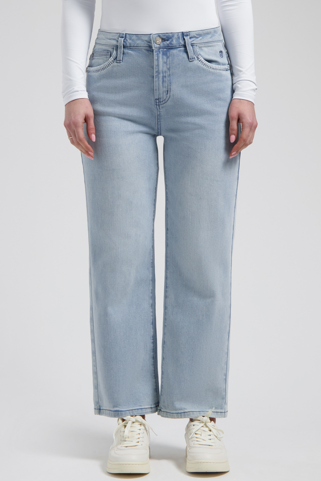 Sophie Straight Cropped Original | Light Blue