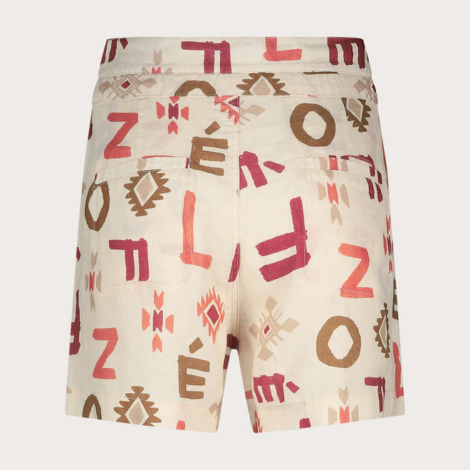 Lona Short | Letter Print