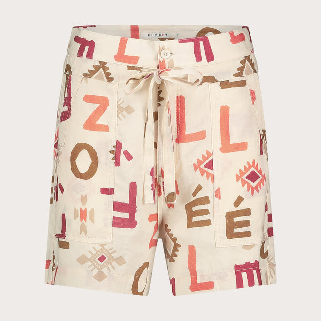Lona Short | Letter Print