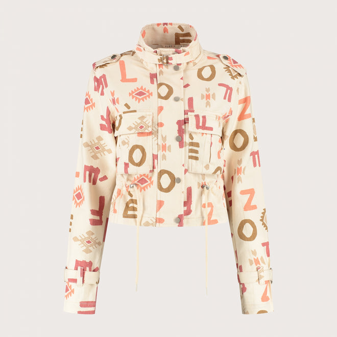 Seven Jacket | Multicolour print