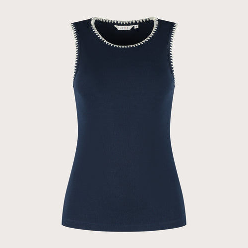 Solé top | Navy Blue