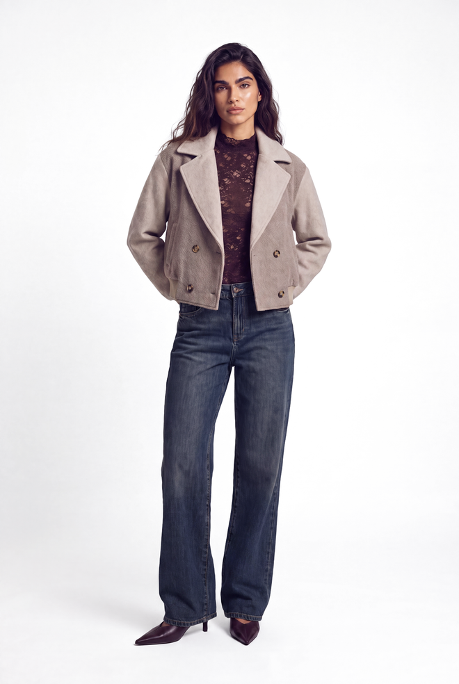 Sophie Straight leg fit Jeans Tabacco blue