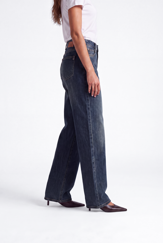 Sophie Straight leg fit Jeans Tabacco blue