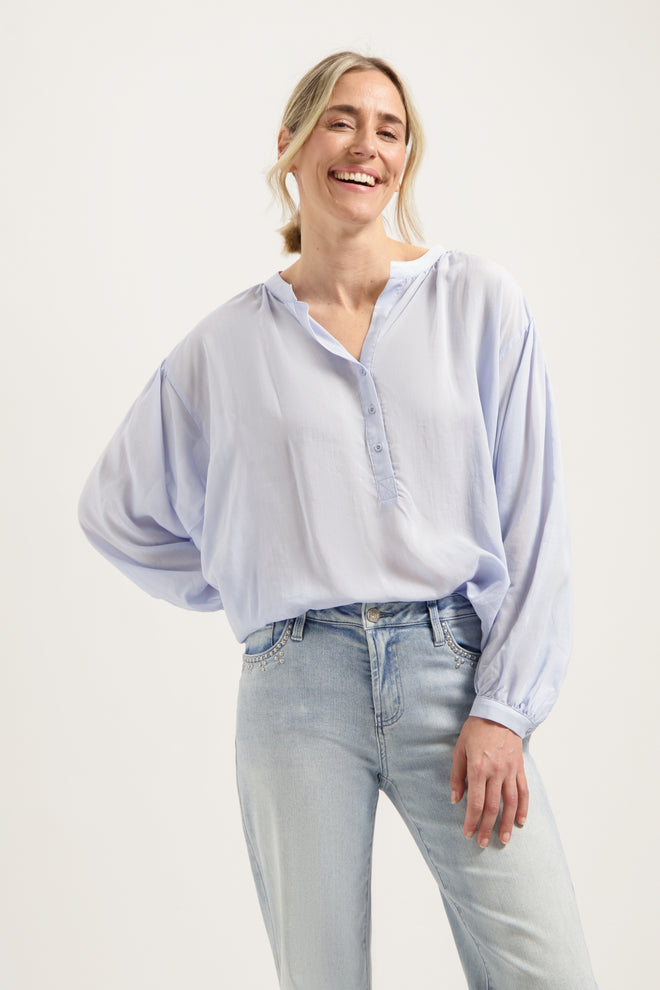Storm Blouse | Light Blue