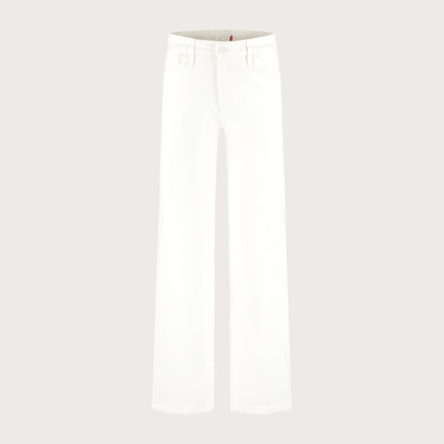 Sophie straight cropped | White
