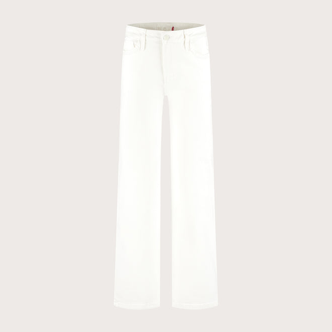 Sophie straight cropped | White