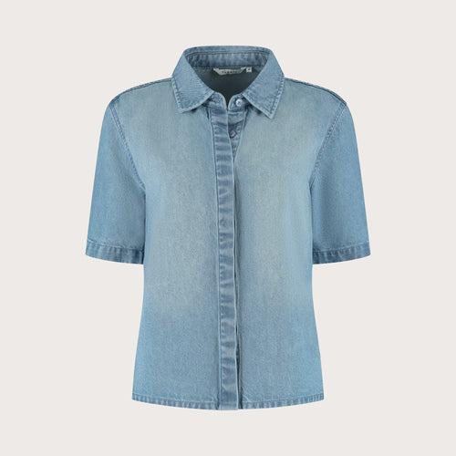 Sylena blouse | Mid Blue