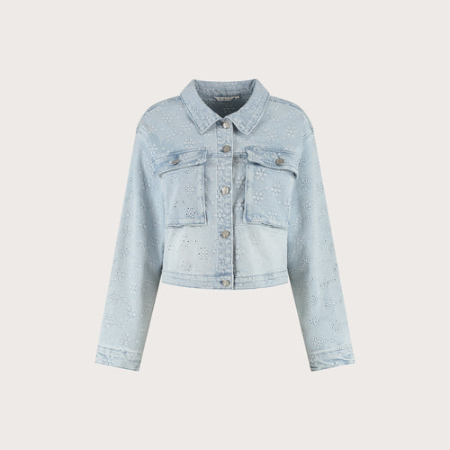 Thalia jacket | Bleached Denim