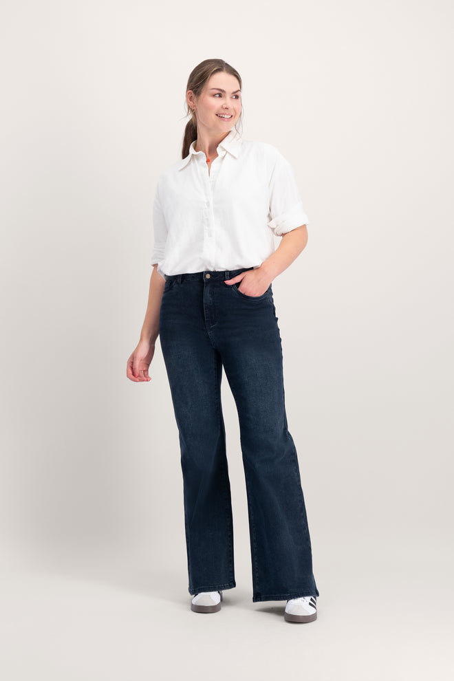 Ana Flared | Indigo Blue