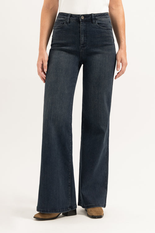 Ana Flared | Indigo Blue