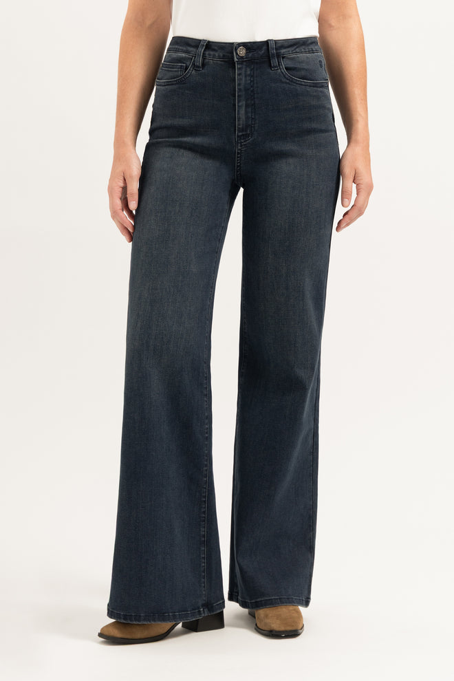 Ana Flared | Indigo Blue