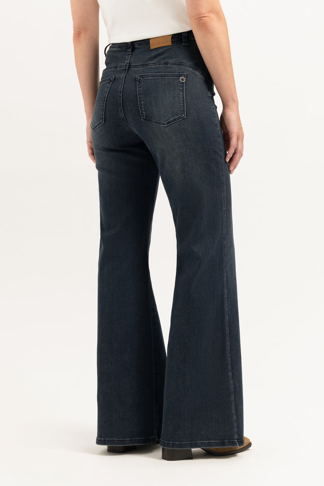 Ana Flared | Indigo Blue