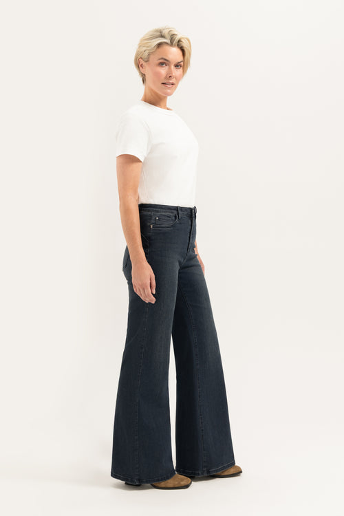 Ana Flared | Indigo Blue
