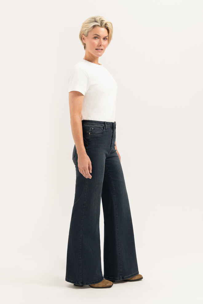 Ana Flared | Indigo Blue