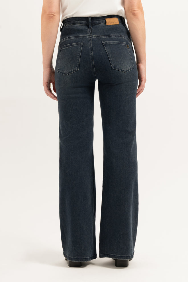 Ana Flared Line | Classic Indigo