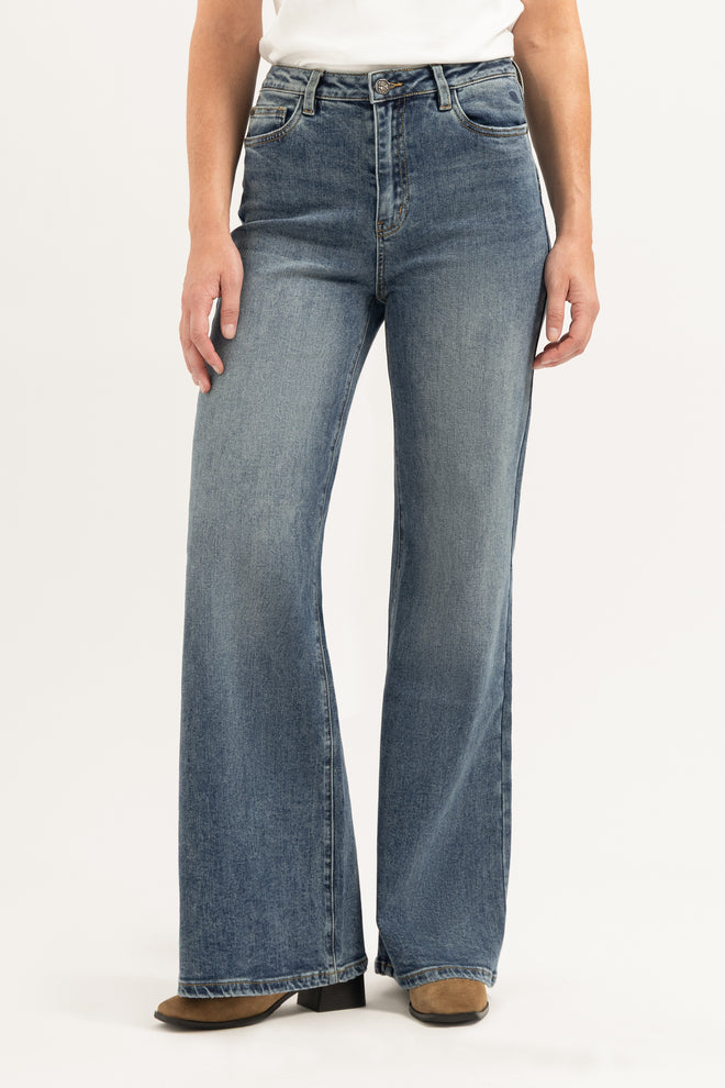 Ana Flared | Sophisticated Blue