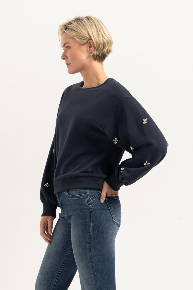 Anais Sweater | Navy Blue